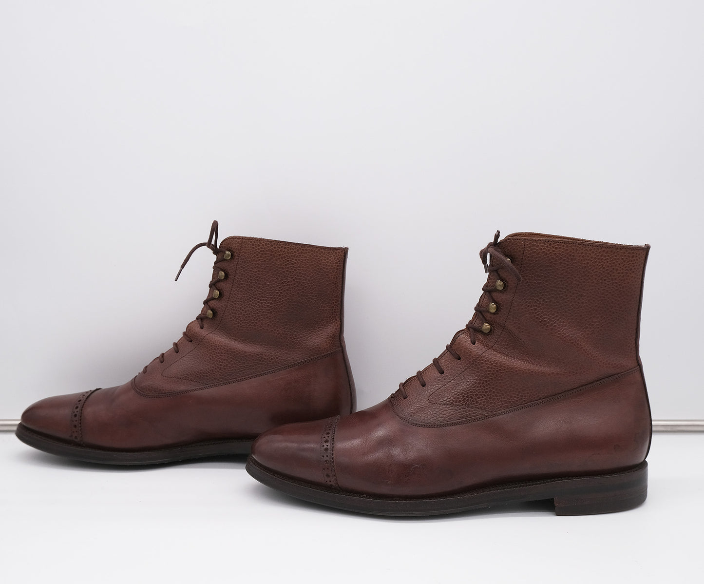 Meermin, balmoral-varsikengät, koko 44.5, kumipohja