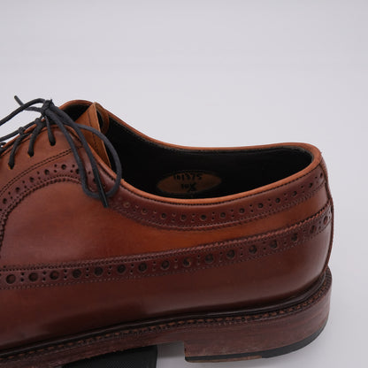 Meermin, brogue-kengät, koko 44.5, kumipohja, shell cordovan