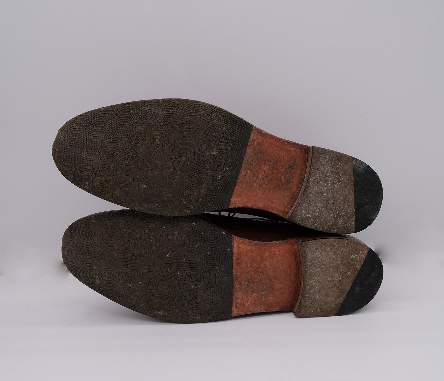 Meermin, brogue-kengät, koko 44.5, kumipohja, shell cordovan