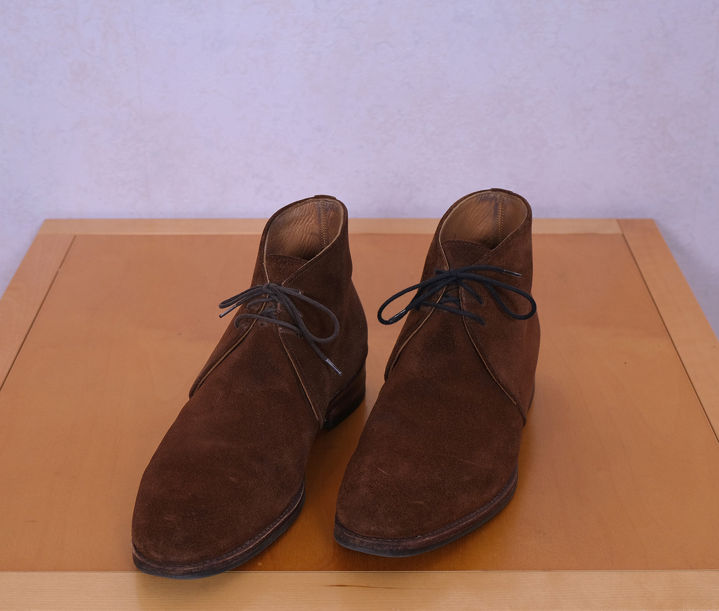 Meermin, chukka-kengät, koko 42, mokkanahkaa, kumipohja