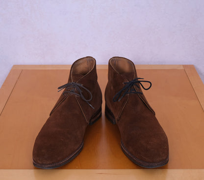 Meermin, chukka-kengät, koko 42, mokkanahkaa, kumipohja