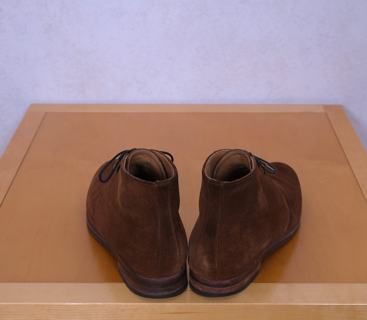 Meermin, chukka-kengät, koko 42, mokkanahkaa, kumipohja