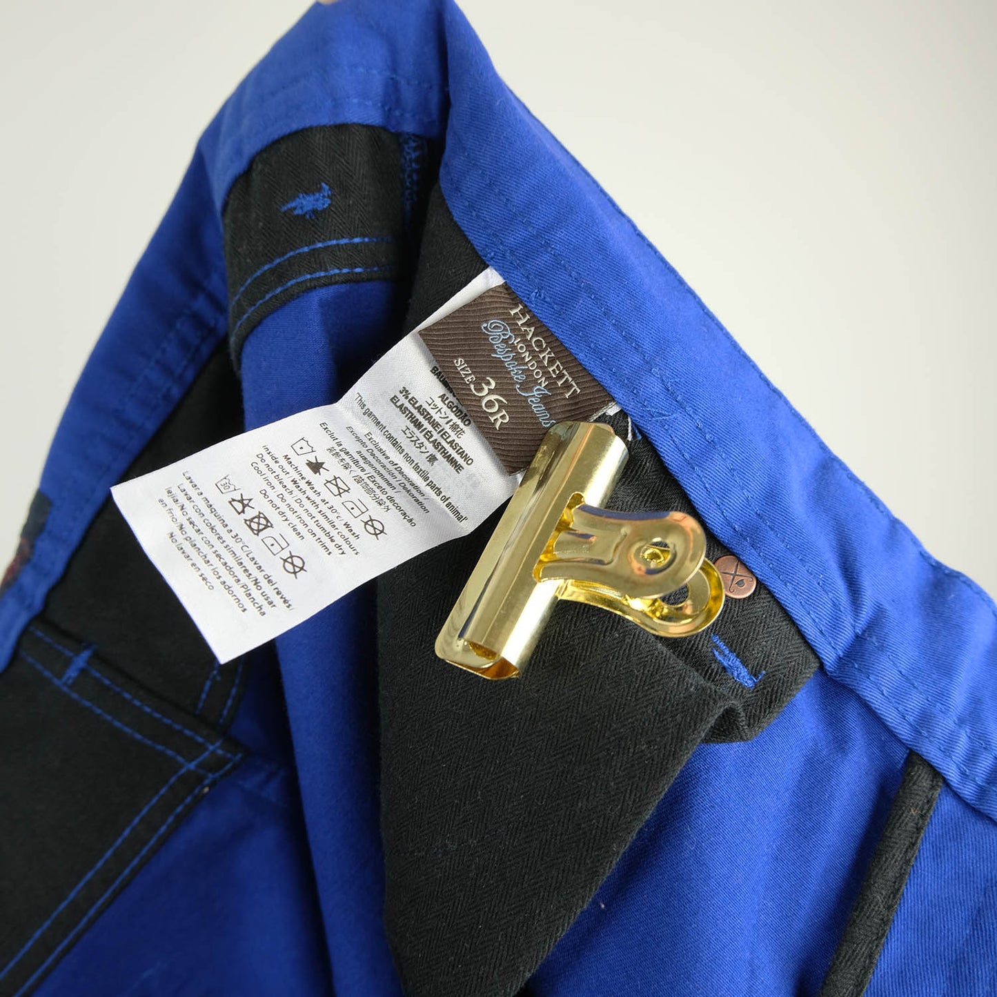 Hackett, siniset chino-housut, koko 36''