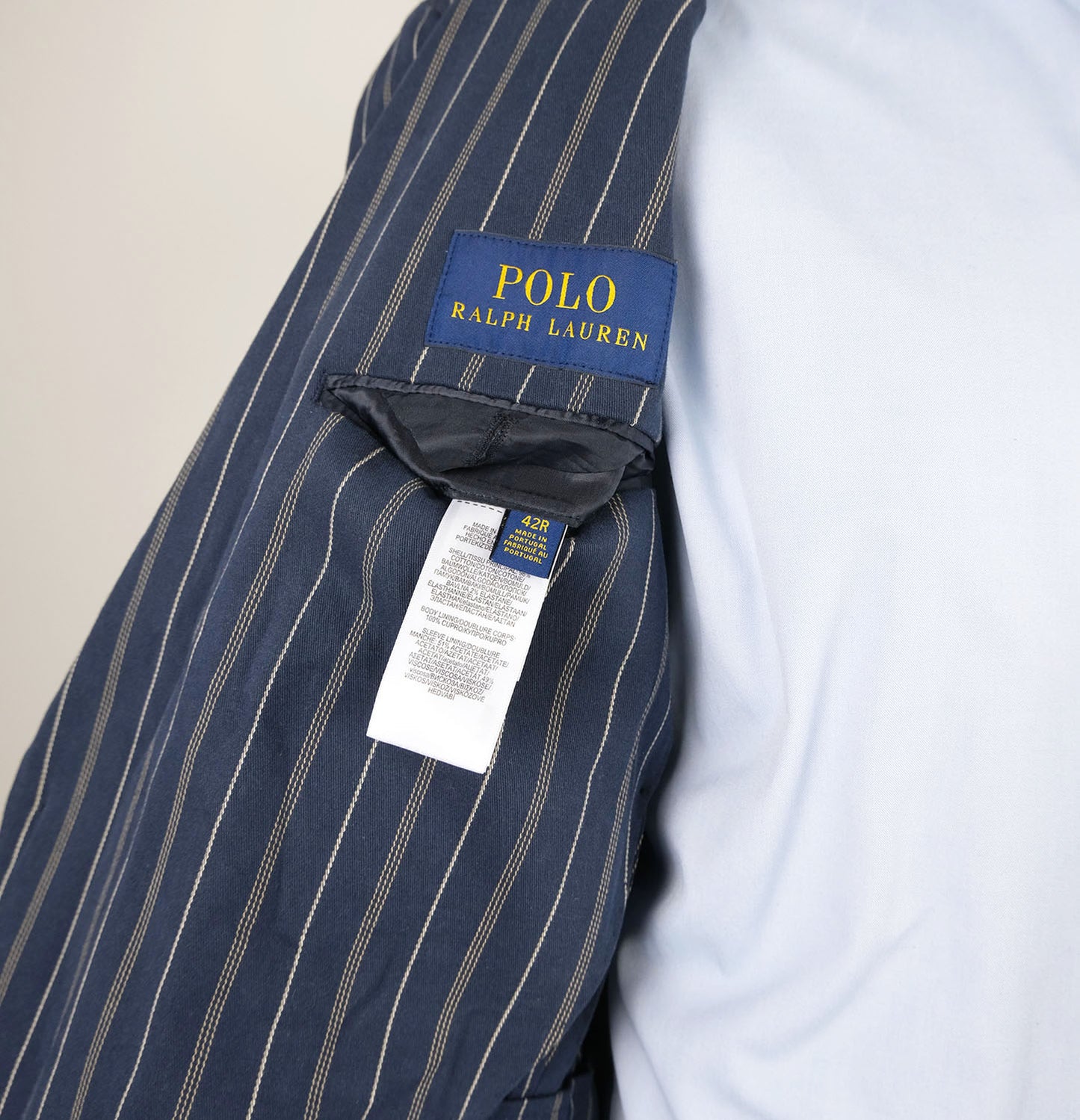 Polo Ralph Lauren, sininen irtotakki, koko 50, hoikka