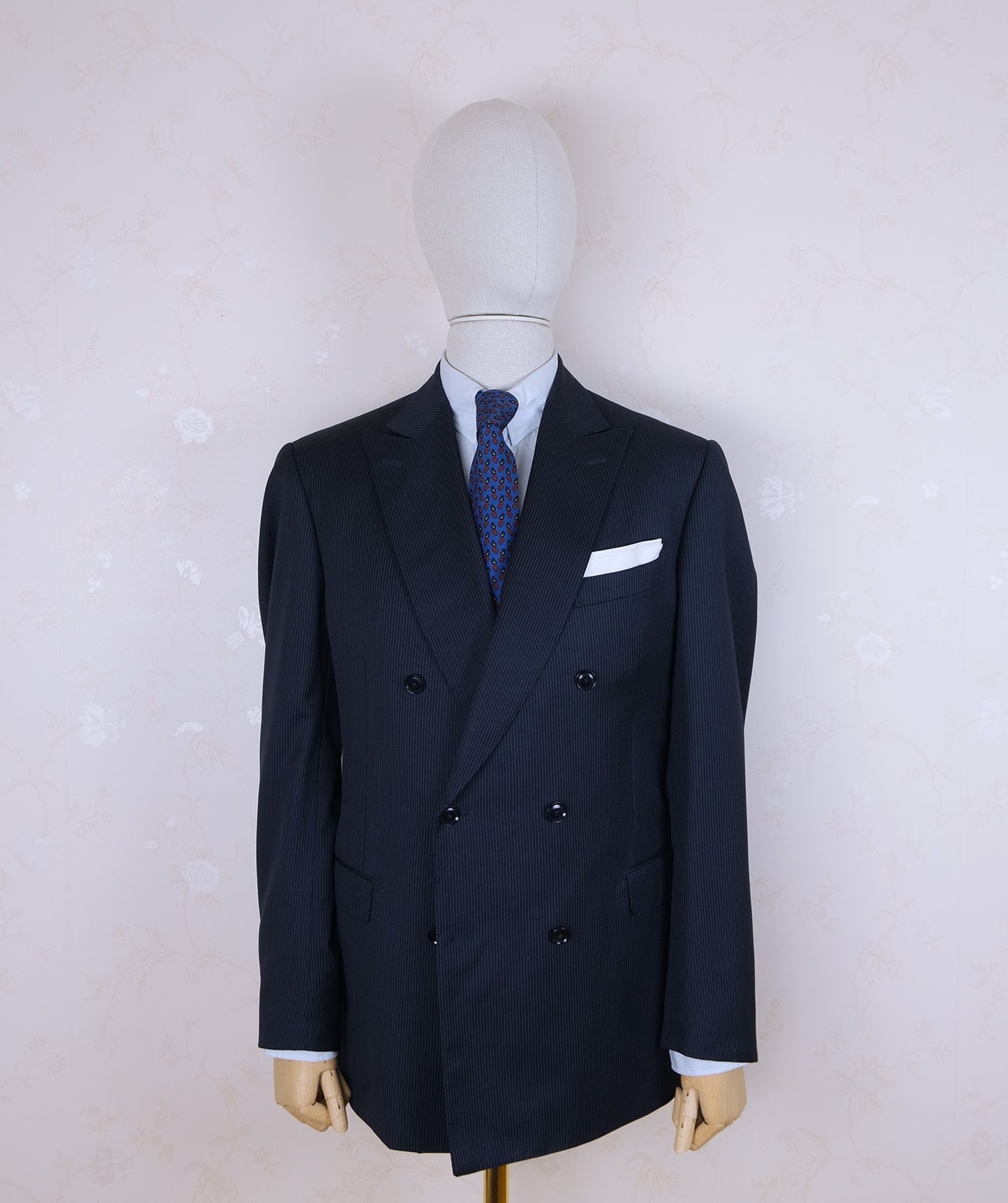 Pal Zileri, grey check suit, size 48EU, made to measure, RRP 2300 e