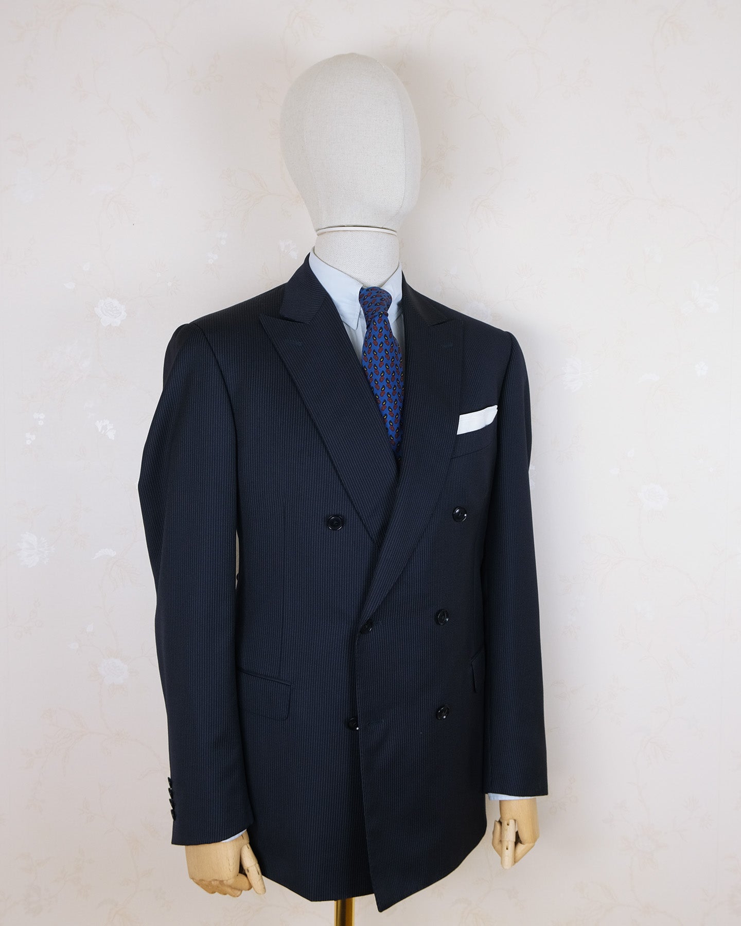 Pal Zileri, grey check suit, size 48EU, made to measure, RRP 2300 e