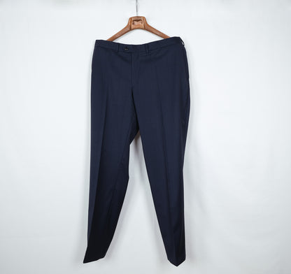 Eduard Dressler, navy suit, size 54EU, with belly