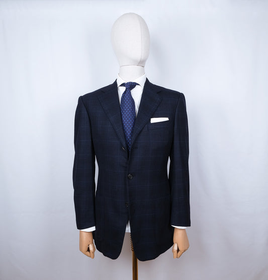 Ermenegildo Zegna, tummansininen irtotakki, koko 50