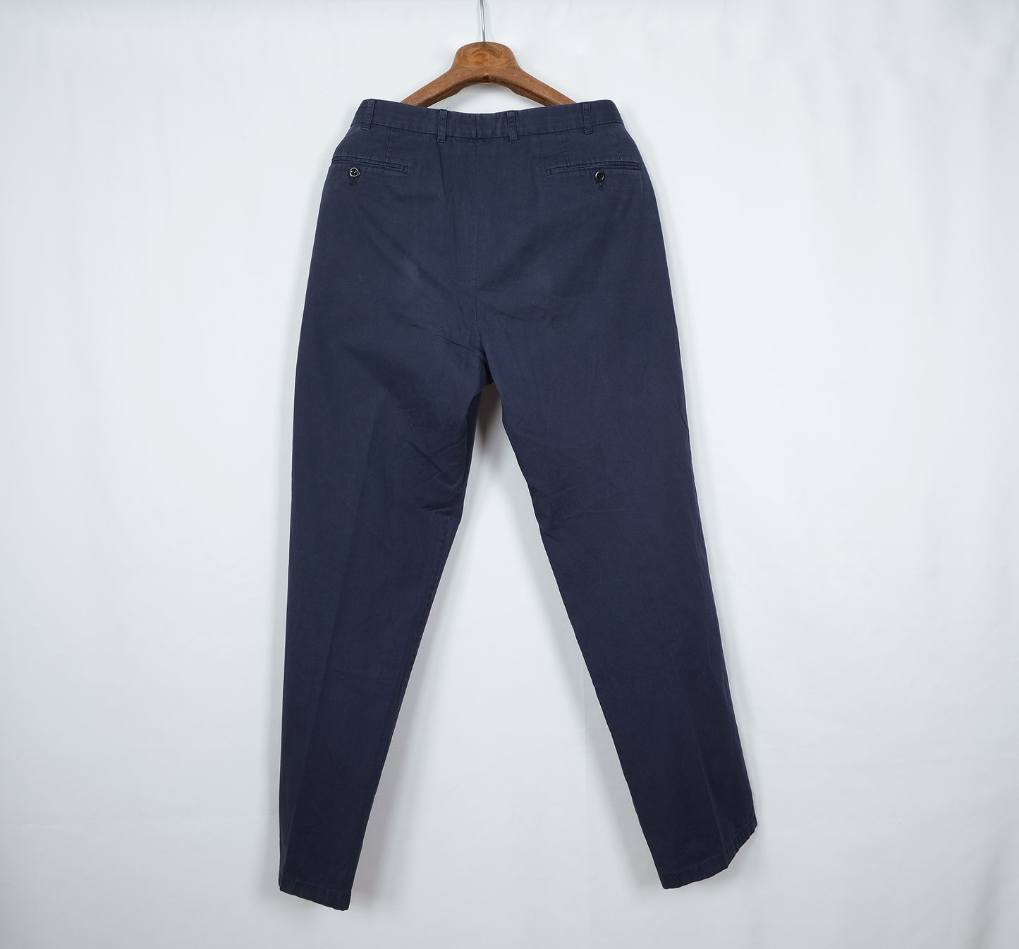 Regent Handtailored, siniset chino-housut, koko 54, konepestävät