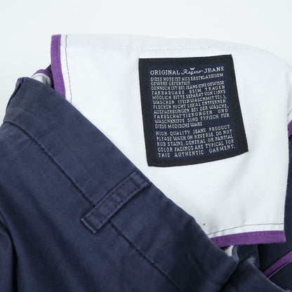 Regent Handtailored, siniset chino-housut, koko 54, konepestävät