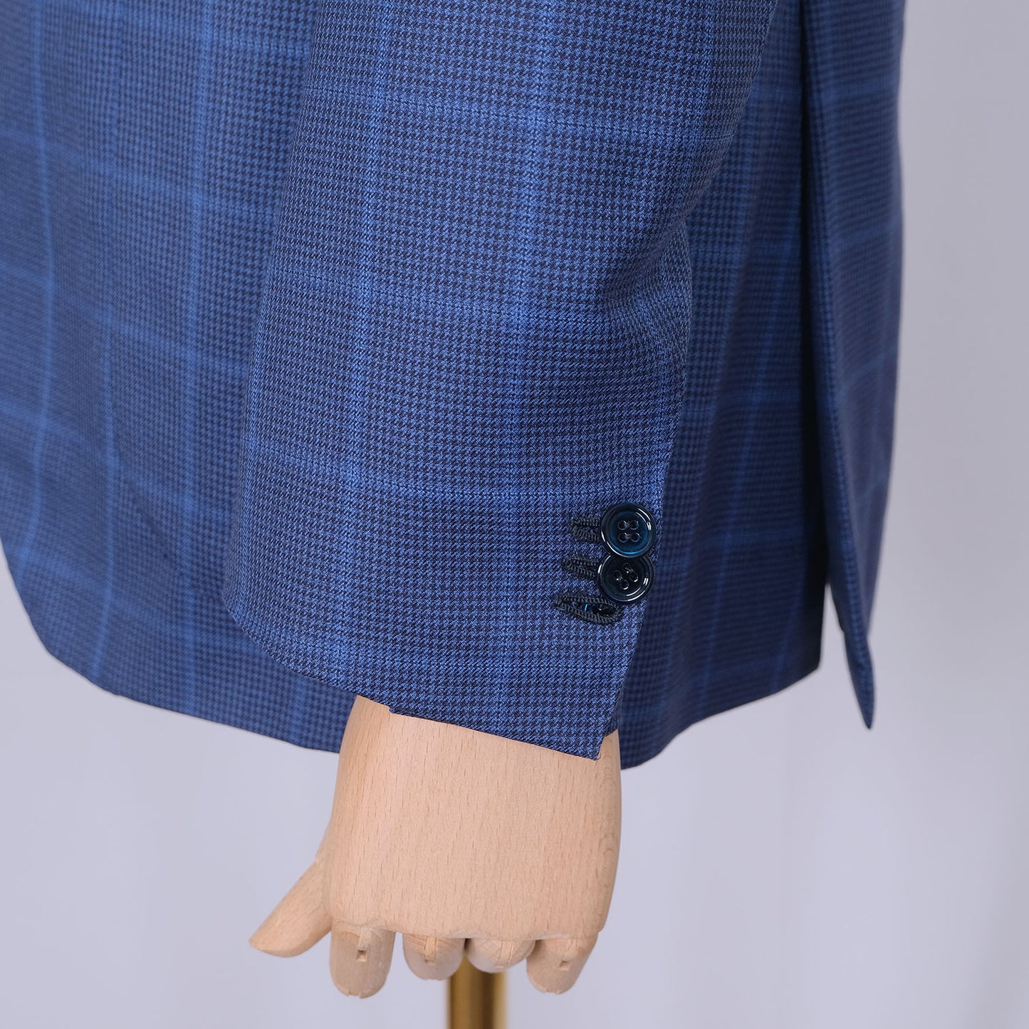 Orazio Luciano, blue hand made Neapolitan jacket, size 50EU