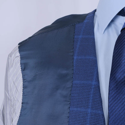 Orazio Luciano, blue hand made Neapolitan jacket, size 50EU