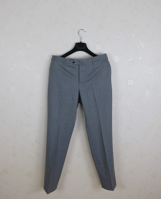PT Torino, grey smart trousers, size 34'', stretch wool