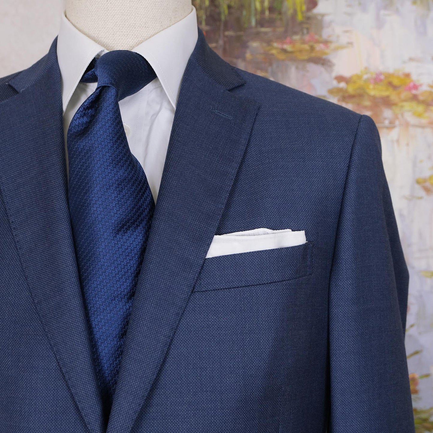 Pal Zileri, grey check suit, size 48EU, made to measure, RRP 2300 e