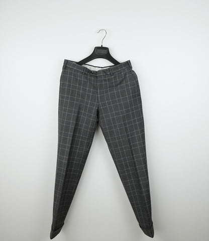 Pal Zileri, grey check suit, size 48EU, made to measure, RRP 2300 e