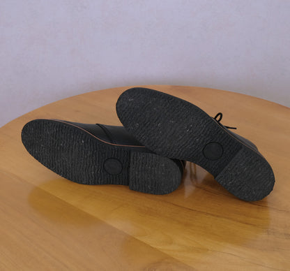 Panama Jack, mustat varsikengät, koko 46, chukka-malli, kumipohja