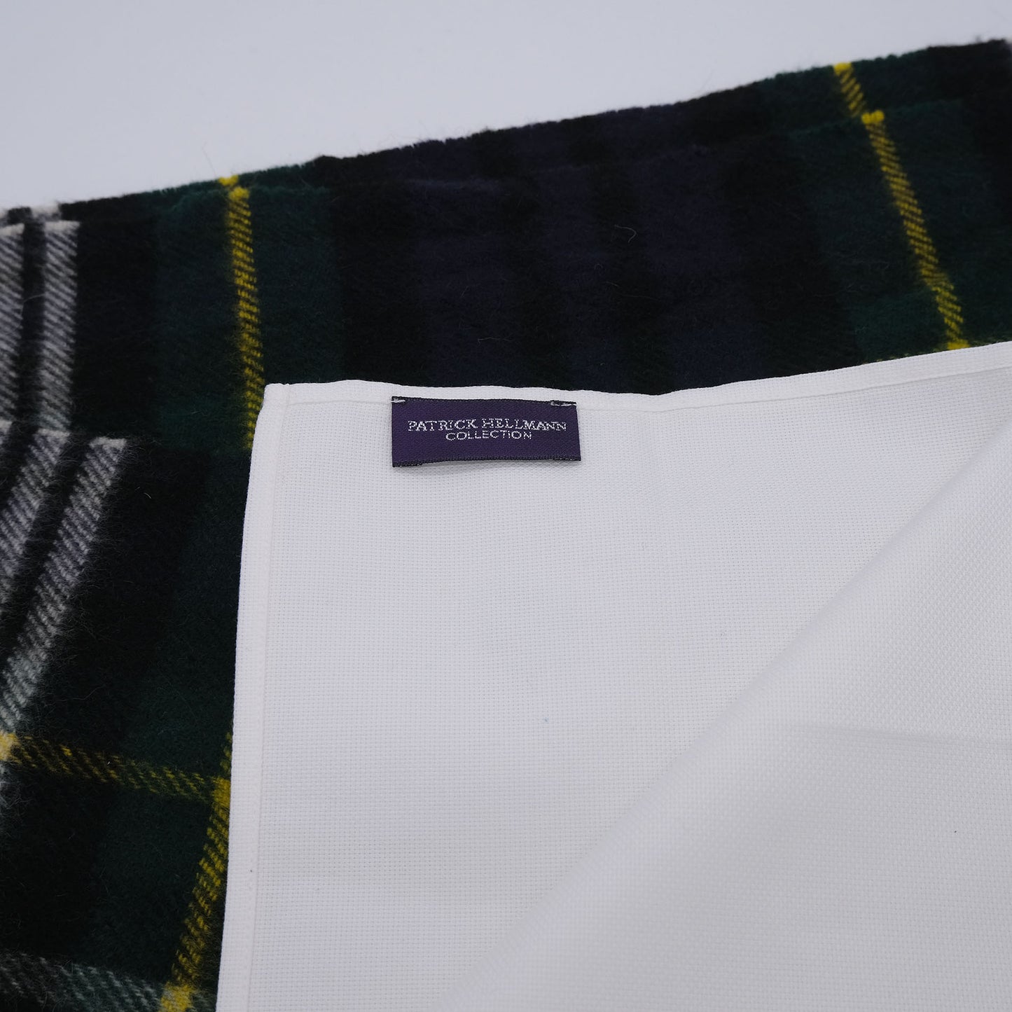 Patrick Hellmann, white handkerchief, fine cotton