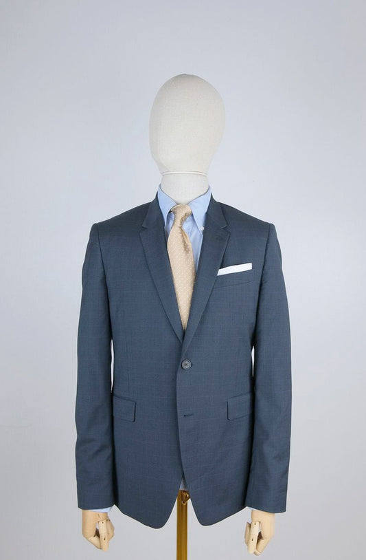 Paul Smith, dark grey jacket, glen check, size 50EU, slim