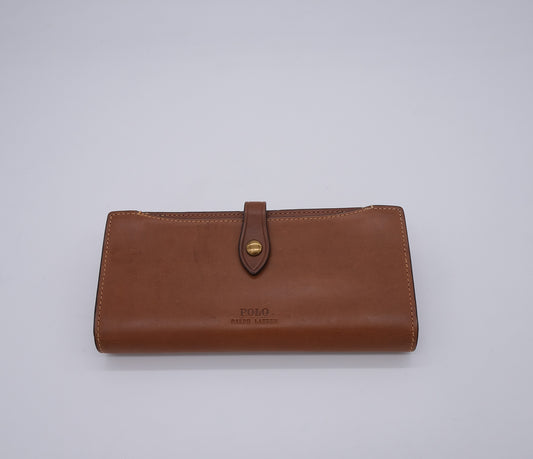 Polo Ralph Lauren, brown leather wallet