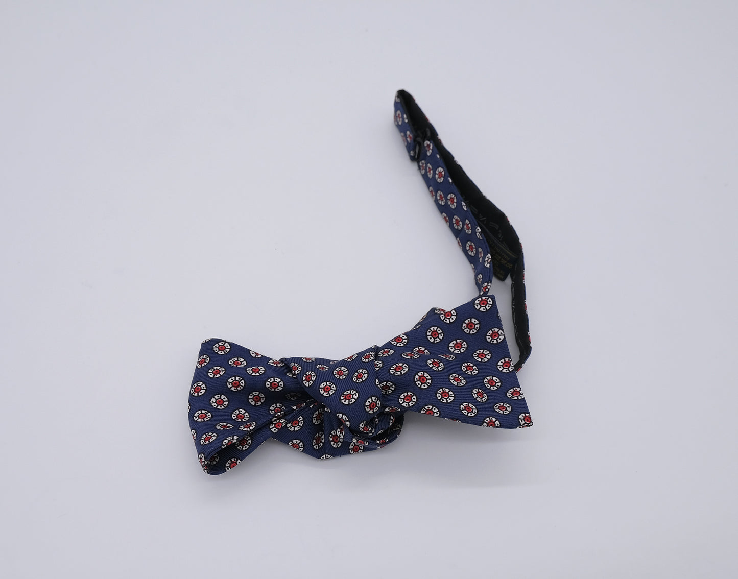 Polo Ralph Lauren, blue bow tie, foulard silk
