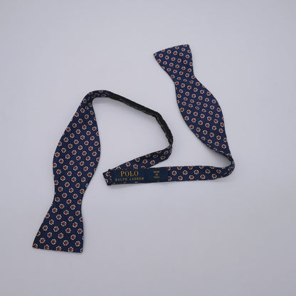 Polo Ralph Lauren, blue bow tie, foulard silk