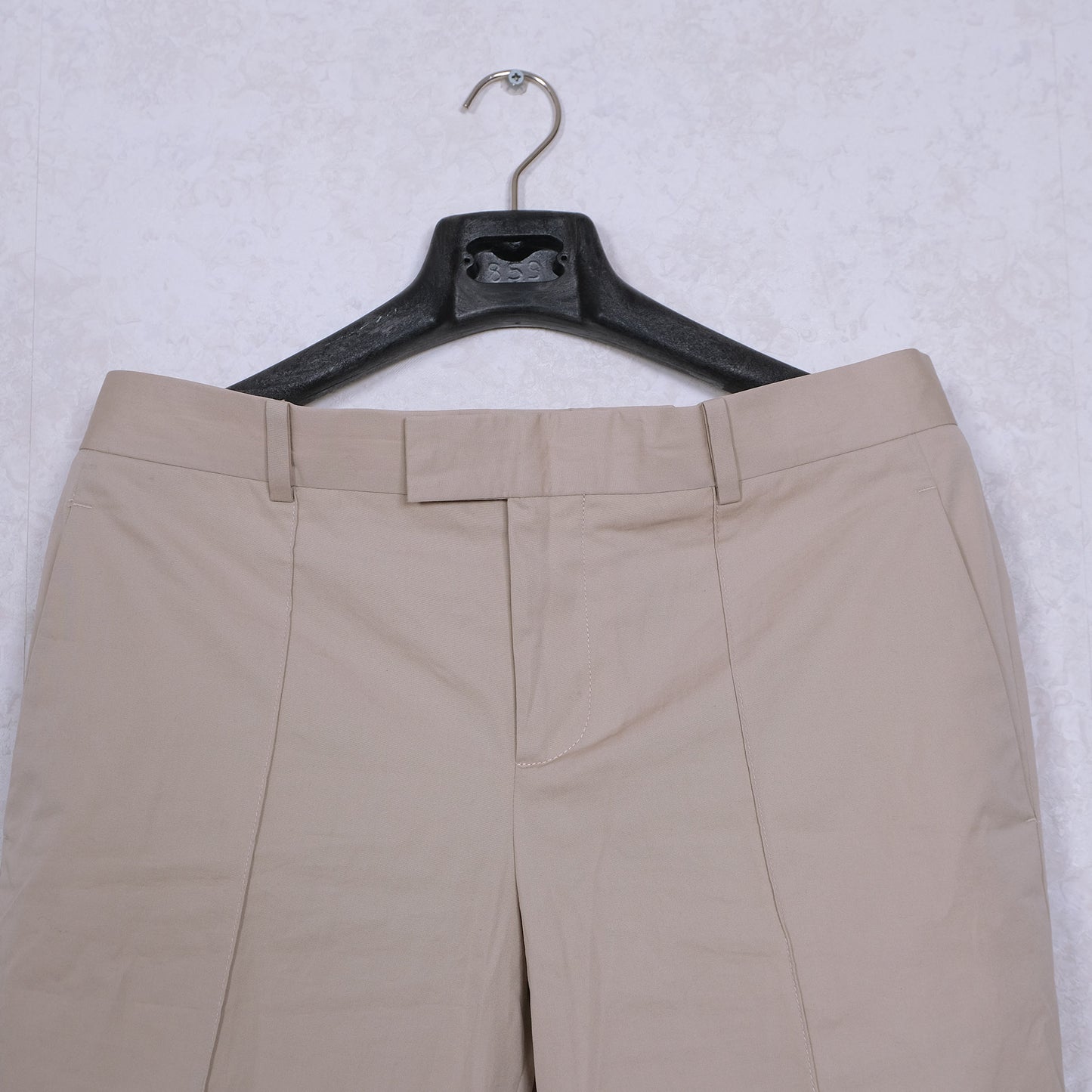 Bottega Veneta, vaaleat suorat housut, koko 37'', puuvillaa