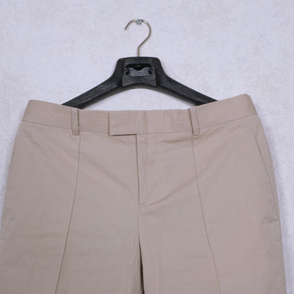 Bottega Veneta, vaaleat suorat housut, koko 37'', puuvillaa