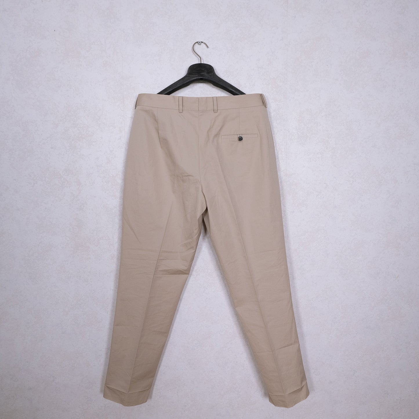 Bottega Veneta, vaaleat suorat housut, koko 37'', puuvillaa