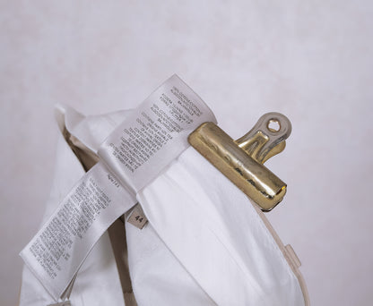 Bottega Veneta, vaaleat suorat housut, koko 37'', puuvillaa