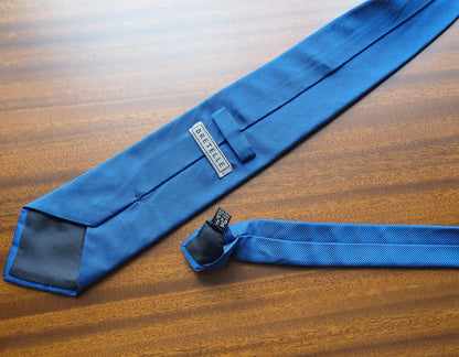 Hermès, blue-gray silk tie, made in France