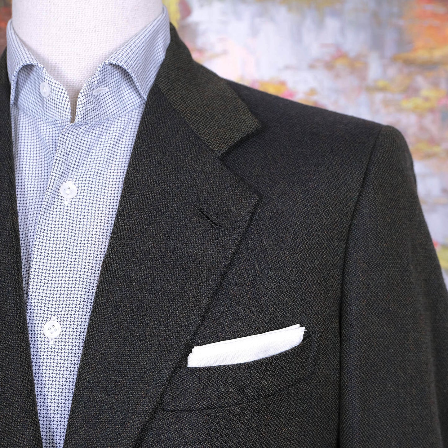 Brioni, green handmade sports jacket, size 40UK, soft fabric