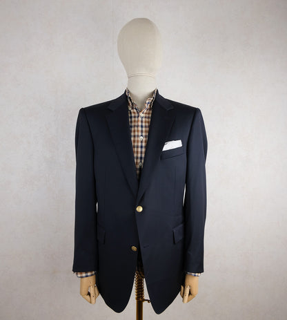 Burberry, sininen bleiseri, koko 52, kuin uusi, metallinapit