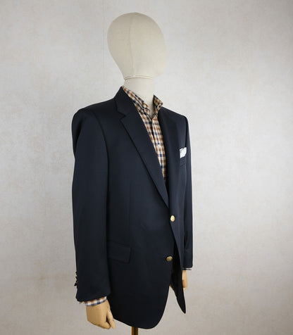 Burberry, sininen bleiseri, koko 52, kuin uusi, metallinapit
