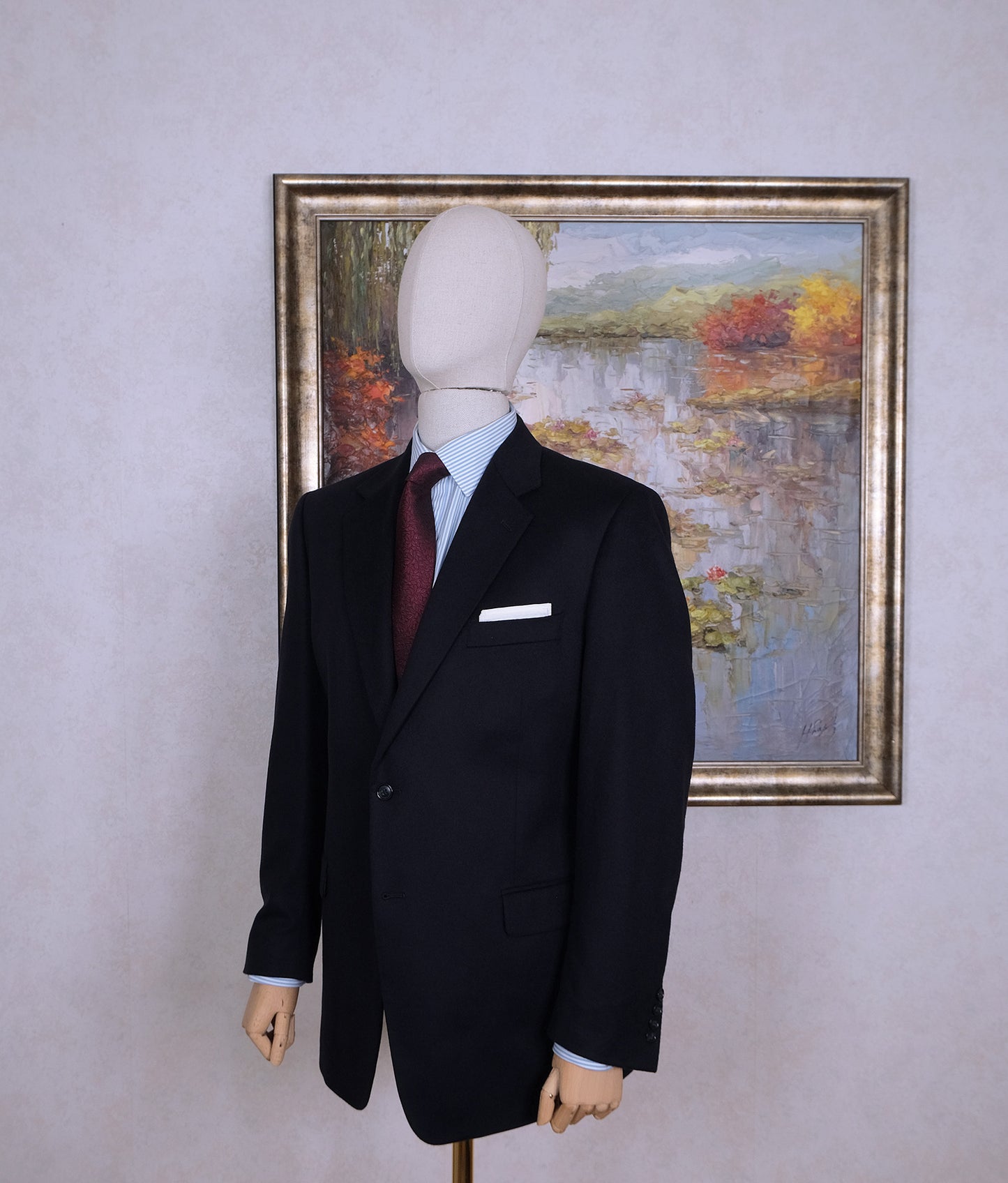 Calvin Klein, blue cashmere jacket, size 54, excellent condition