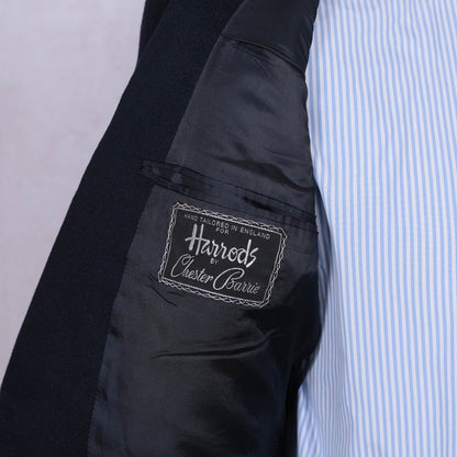 Chester Barrie, handmade blue cashmere jacket, size 48