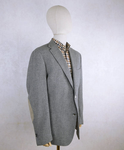 Corneliani, harmaa irtotakki, koko 58, Easy Jacket, neulottu