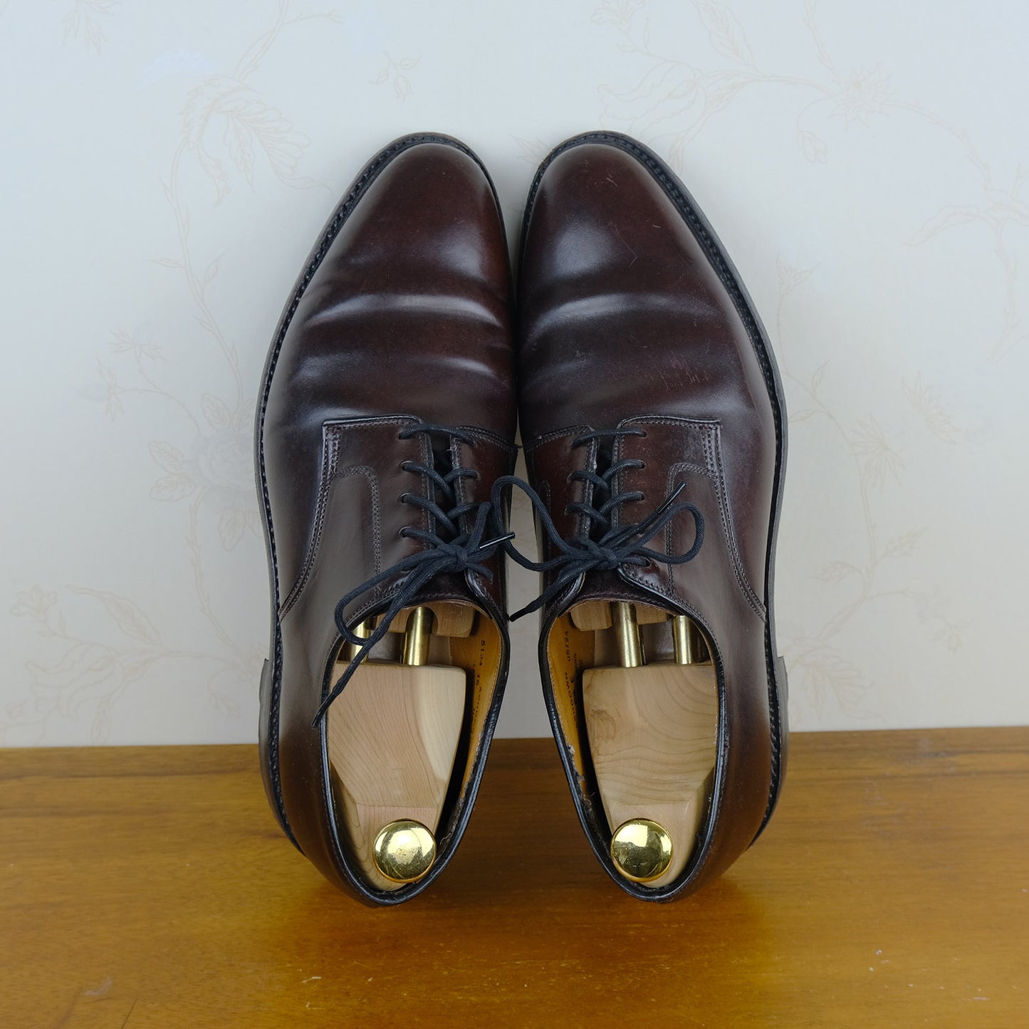 Crockett & Jones, derby shoes, size 8.5UK, shell cordovan