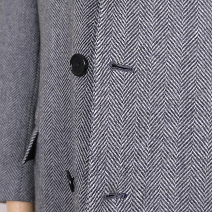 De Candia Torino, grey wool coat, size 50EU