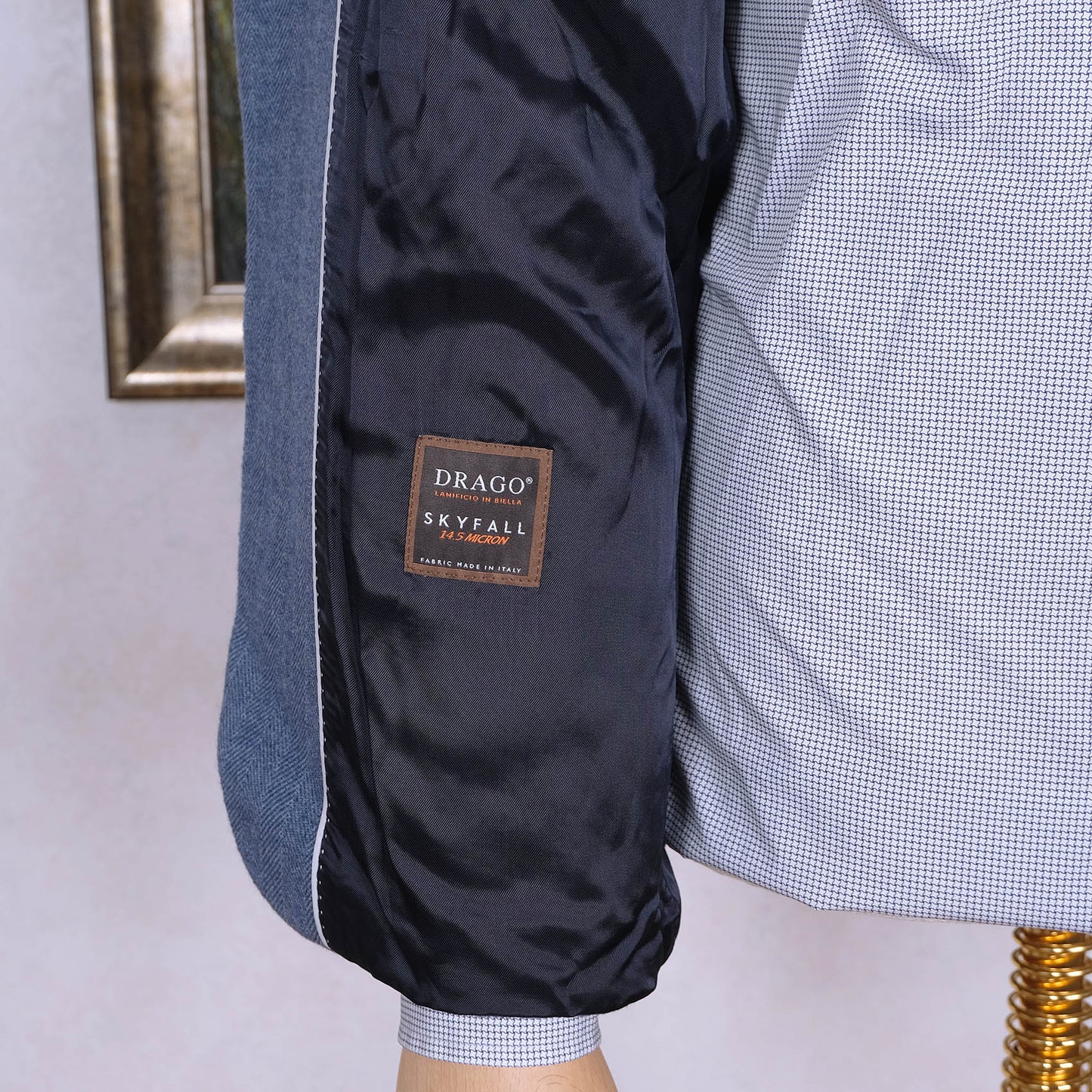 Eduard Dressler, blue sports jacket, size 50, soft special fabric