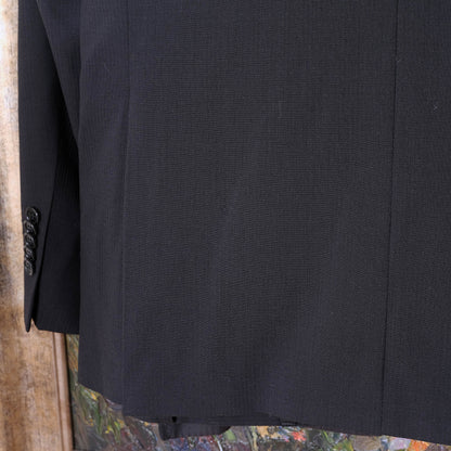 Felix W, black wool suit, size 40UK, cool wool