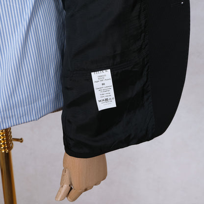 Felix W, black wool suit, size 40UK, cool wool