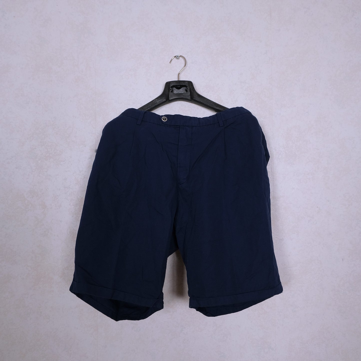 Hackett, blue shorts, size 52EU, linen-cotton, L-size
