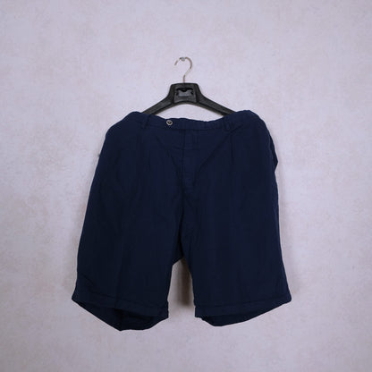Hackett, blue shorts, size 52EU, linen-cotton, L-size