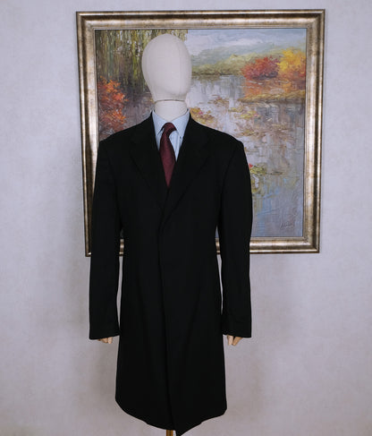 Jacques Heim, black wool jacket, size 60, wool-cashmere, XXL
