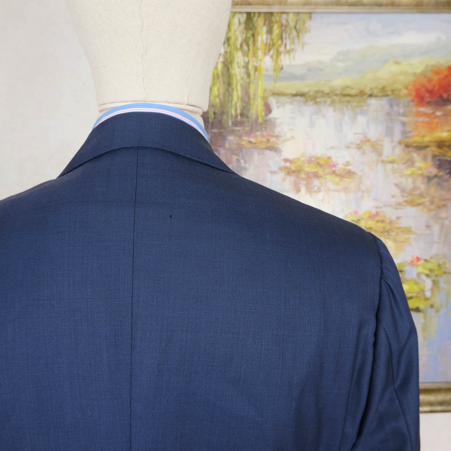 Kiton, blue hand made jacket, size 42UK