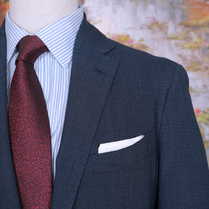 Lardini, blue suit, size 50, slim, diamond pattern