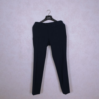 Lardini, blue suit, size 50, slim, diamond pattern