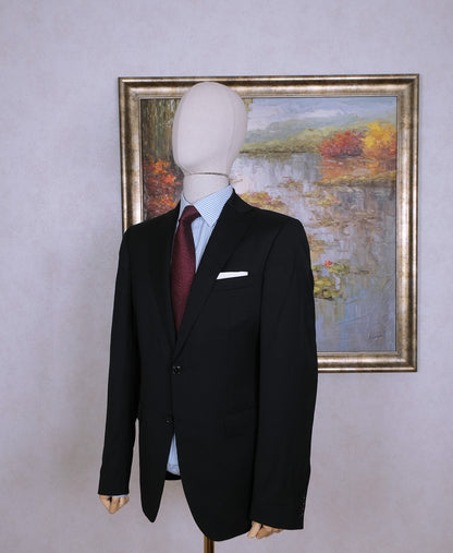 Mario Barutti, black suit, size 52, long