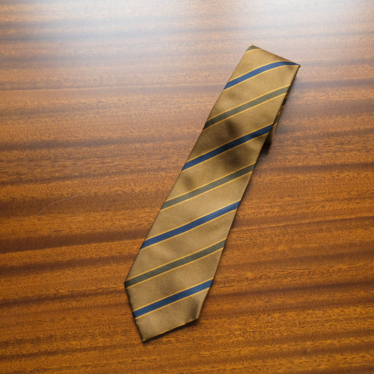 Hermès, blue-gray silk tie, made in France