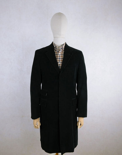 Paul Smith, black corduroy coat, size 38UK, slim